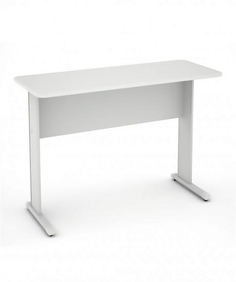 Imagem de Mesa para Escritorio Auxiliar Maxxi Pandin Cinza Cristal 90 Cm