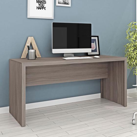Mesa Para Escritório Carvalho Me4109 - Tecno Mobili Menor preço em Mesa Para Escritório Carvalho Me4109 - Tecno Mobili