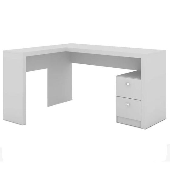 Imagem de Mesa Para Escritorio De Canto ME4129 Branco Tecno Mobili