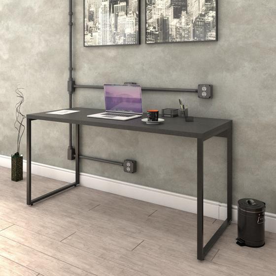 Mesa para Escritório Diretor Estilo Industrial 1,50m Kuadra Menor preço em Mesa para Escritório Diretor Estilo Industrial 1,50m Kuadra