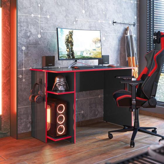 Mesa para Escritório e Gamer com Suporte para CPU Qmovi Menor preço em Mesa para Escritório e Gamer com Suporte para CPU Qmovi