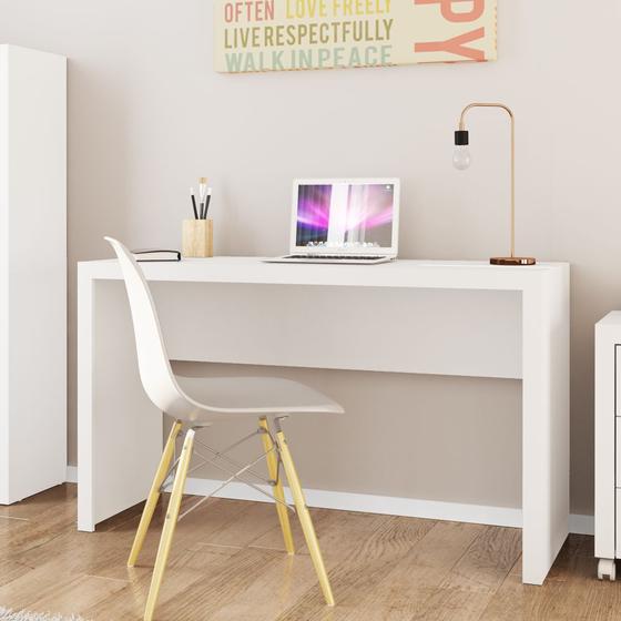 Mesa para Escritório Engrossurada 1,27m Várias Cores ME4135 Tecno Mobili Menor preço em Mesa para Escritório Engrossurada 1,27m Várias Cores ME4135 Tecno Mobili