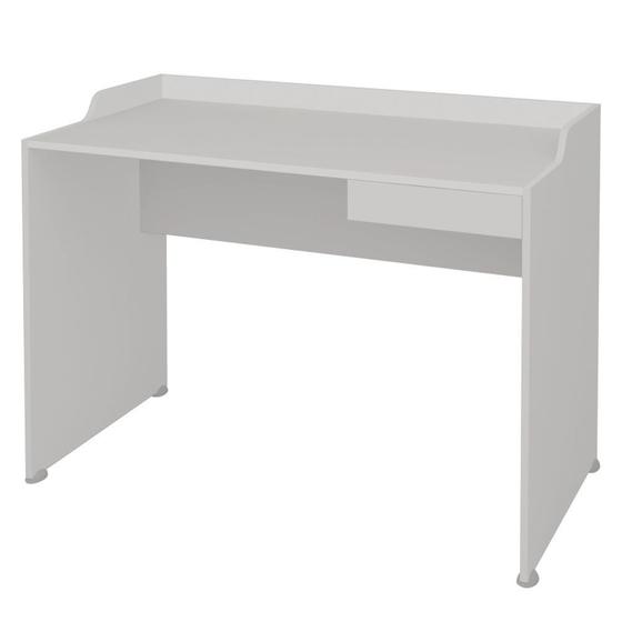 Imagem de Mesa Para Escritório Escrivaninha Home Office Slim Branco - Lyam Decor