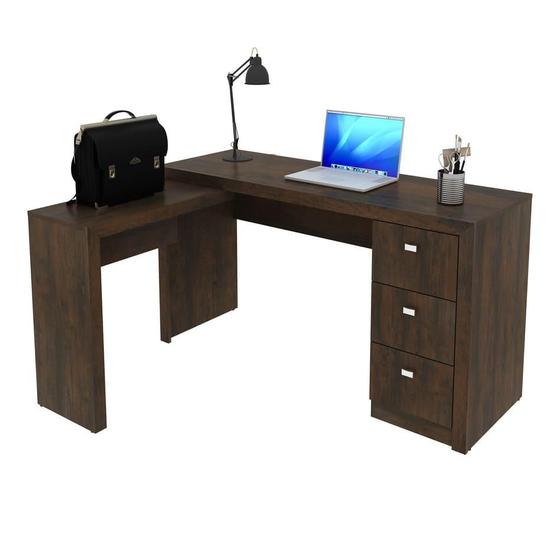 Imagem de Mesa para Escritório ME4101 Rústico Tecnomobili