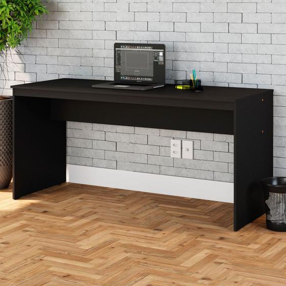 Imagem de Mesa para Escritório W15 160 Preto ônix - Compace