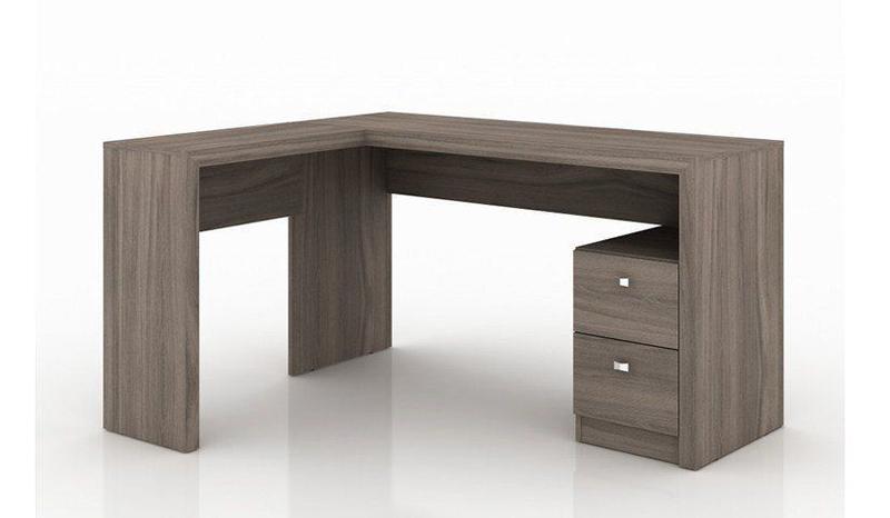 Imagem de Mesa para Home Office com 02 Gavetas ME4129 Carvalho - Tecno Mobili