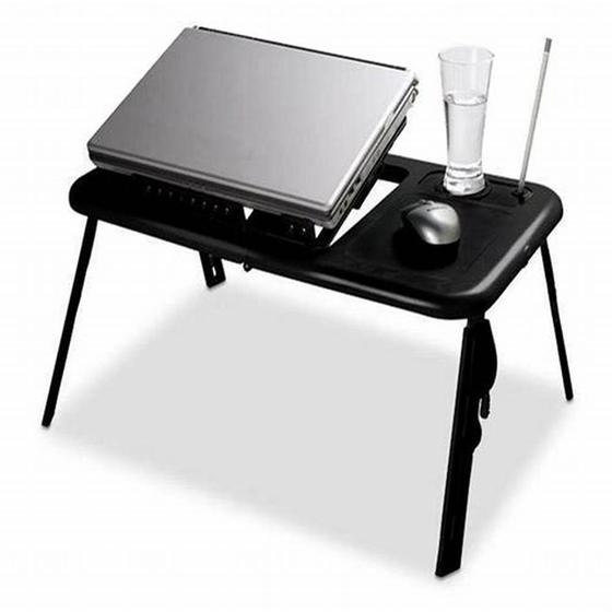 Imagem de Mesa Para Notebook Suporte Com 2 Coolers E Sensor Touch