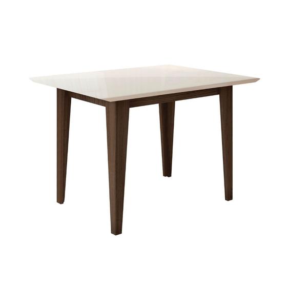 Imagem de Mesa para Sala de Jantar 120cm Retangular Tampo Chanfrado Kate Poliman