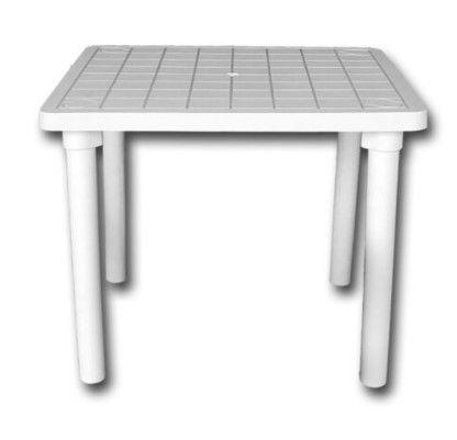 Imagem de Mesa Pé Móvel Quadrada Branca