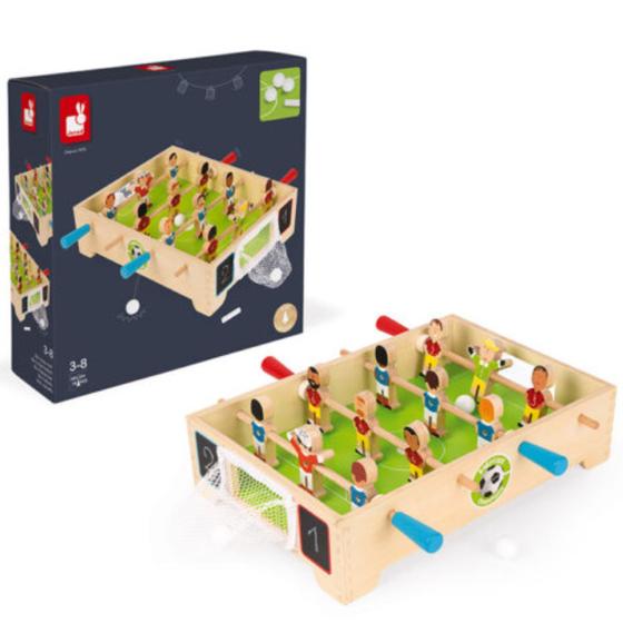 Imagem de Mesa Pebolim Brinquedo Totó Infantil Mini Jogo De Futebol