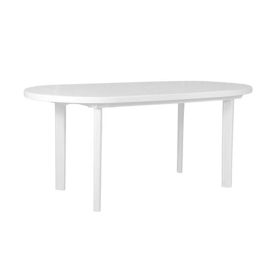 Imagem de Mesa Plástica para 6 Cadeiras Cordoba 170x80 Branca