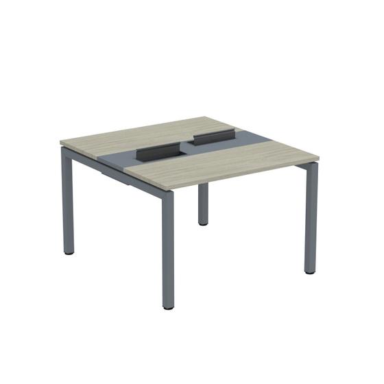 Imagem de Mesa Plataforma Dupla com Pé de Aço para Coworking 110x120 Pdc11/12/2p