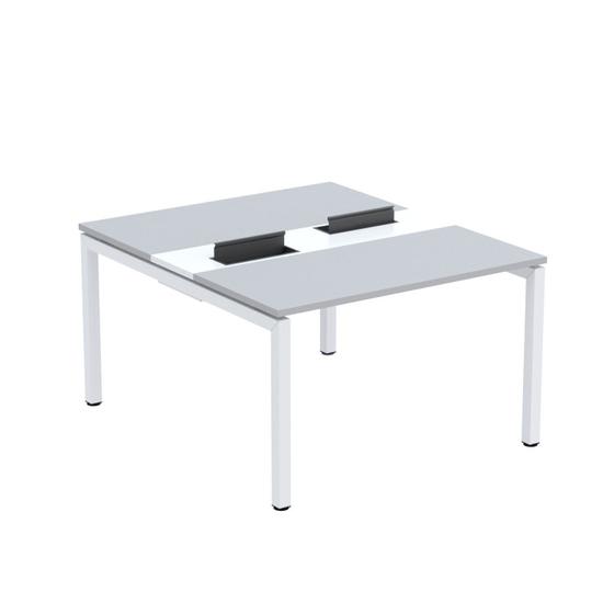 Imagem de Mesa Plataforma Dupla com Pé de Aço para Coworking 110x140/2p Pdc11/14/2p