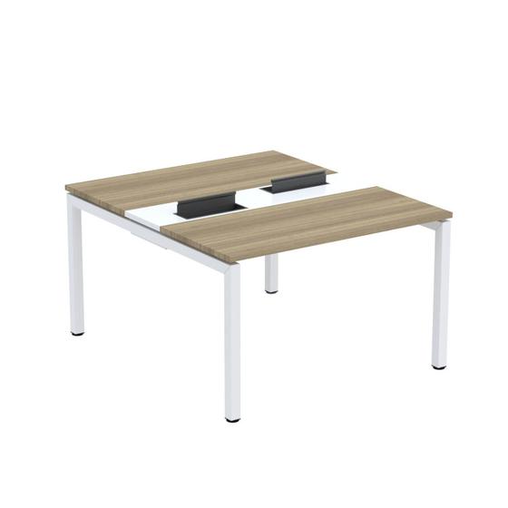 Imagem de Mesa Plataforma Dupla com Pé de Aço para Coworking 110x140/2p Pdc11/14/2p