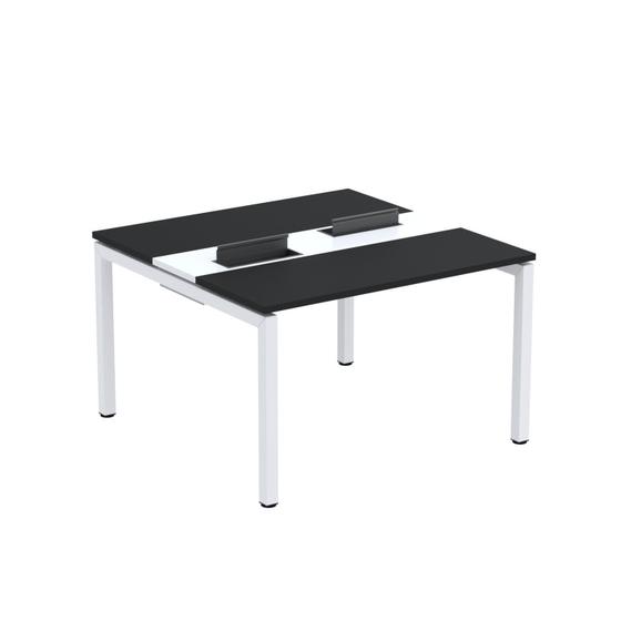Imagem de Mesa Plataforma Dupla com Pé de Aço para Coworking 120x120 Pdc12/12/2p