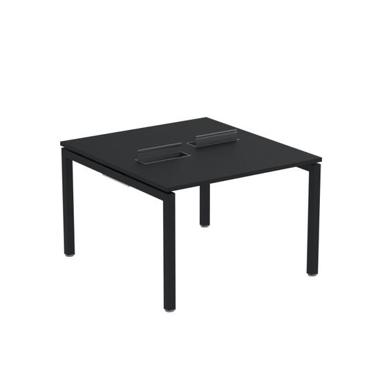 Imagem de Mesa Plataforma Dupla com Pé de Aço para Coworking 120x120 Pdc12/12/2p