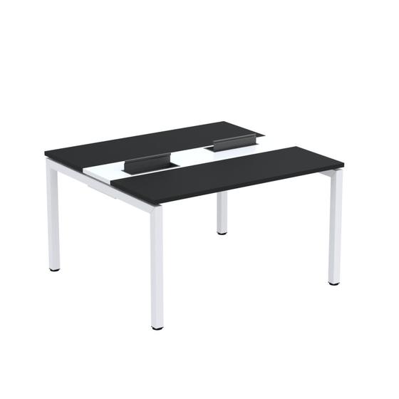 Imagem de Mesa Plataforma Dupla com Pé de Aço para Coworking 130x120 Pdc13/12/2p
