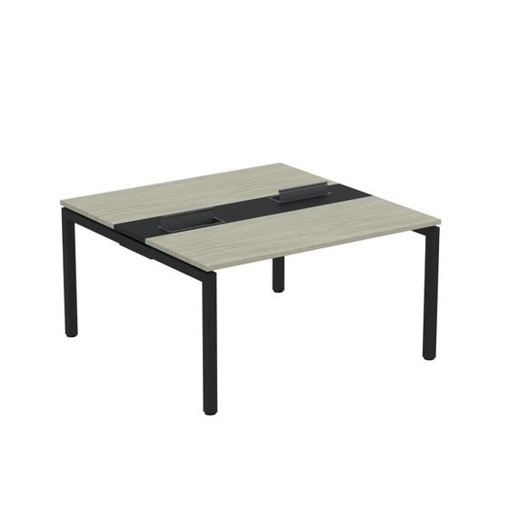 Imagem de Mesa Plataforma Dupla com Pé de Aço para Coworking 140x140/2p Pdc14/14/2p