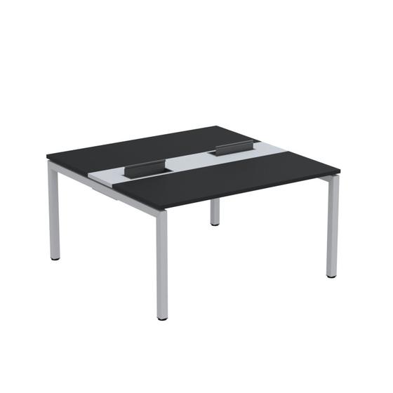 Imagem de Mesa Plataforma Dupla com Pé de Aço para Coworking 140x140/2p Pdc14/14/2p