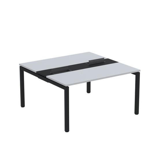 Imagem de Mesa Plataforma Dupla com Pé de Aço para Coworking 140x140/2p Pdc14/14/2p