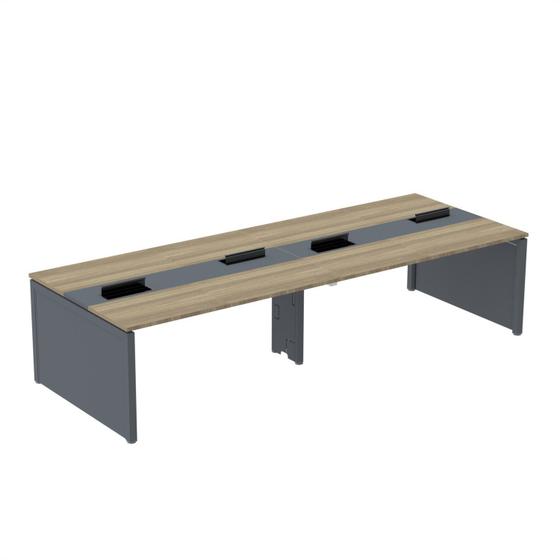 Imagem de Mesa Plataforma Dupla para 4 Lugares para Coworking 160x120/4p