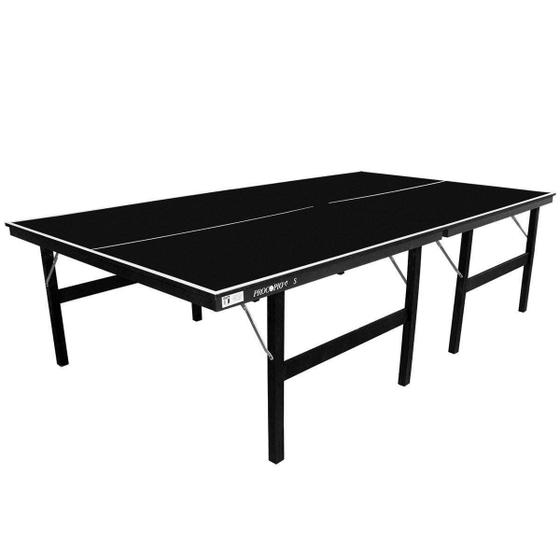 Mesa Procópio para Tênis de Mesa Ping-pong Black Oficial em MDP 15mm Menor preço em Mesa Procópio para Tênis de Mesa Ping-pong Black Oficial em MDP 15mm
