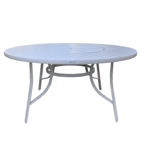 Imagem de Mesa Redonda Alumínio 150cm com Giratória Central Porto Rico