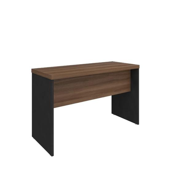 Imagem de Mesa reta pé painel cor Nature/Preto 1,50x073x0,79 s/ gavetas Incoflex