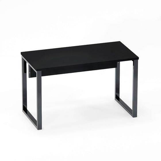 Imagem de Mesa Secretária Tubular P25 Pandin 1,20 M Preto e Grafito