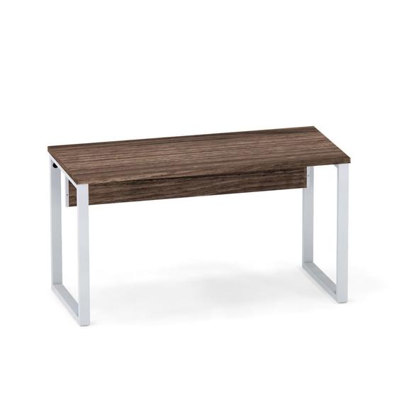 Imagem de Mesa Secretária Tubular P25 Pandin 1,20 M Walnut e Cinza