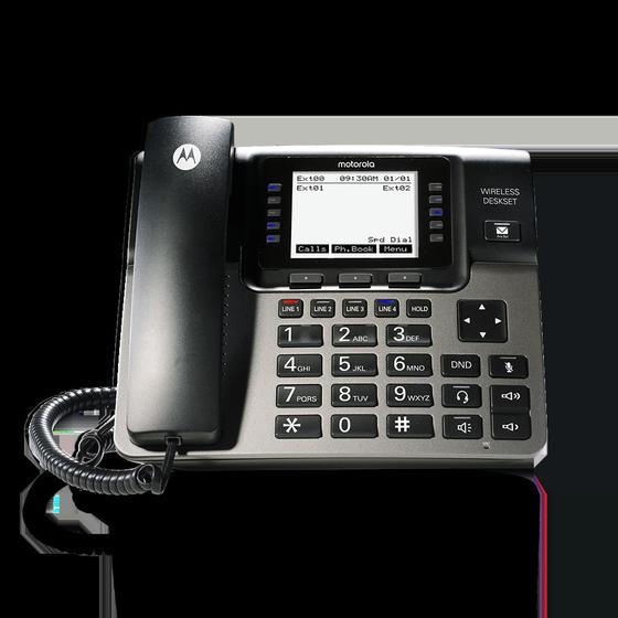 Imagem de Mesa sem fio Motorola 4-Line Unison