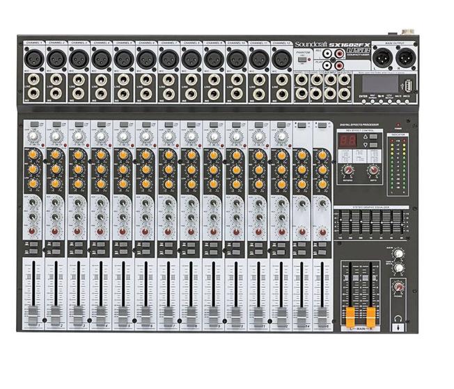 Imagem de Mesa soundcraft sx 1602 fx usb