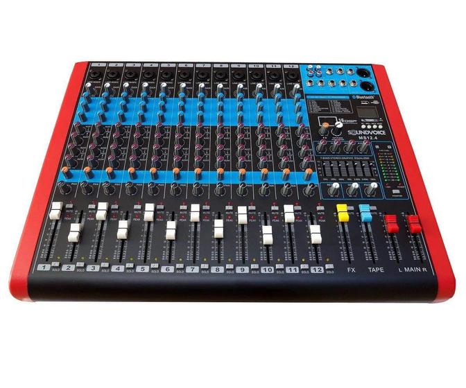 Imagem de Mesa SoundVoice Ms 12.4 Usb 12 Canais