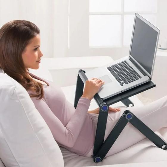 Mesa Suporte Articulado para Notebook Tablet Com Mousepad Vexz Menor preço em Mesa Suporte Articulado para Notebook Tablet Com Mousepad Vexz