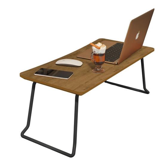 Mesa Suporte Bandeja Para Café e Notebook Com Pés De Ferro Dobravel Freijo Menor preço em Mesa Suporte Bandeja Para Café e Notebook Com Pés De Ferro Dobravel Freijo