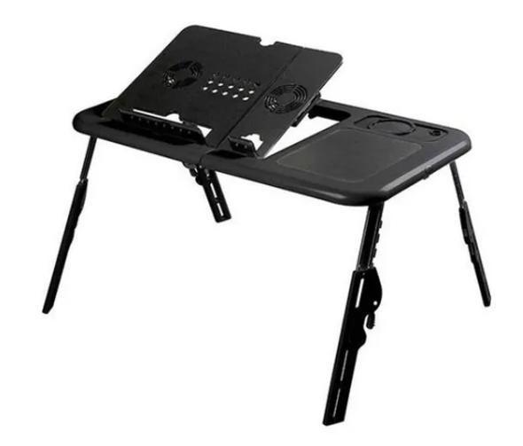 Imagem de Mesa Suporte Notebook Dobrável Ergonômico Com Cooler
