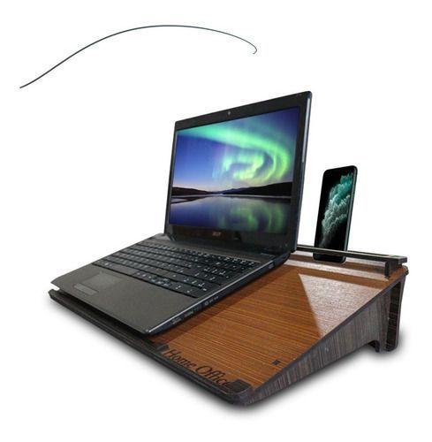 Mesa Suporte Notebook Vertical Madeira Mdf Home Office Menor preço em Mesa Suporte Notebook Vertical Madeira Mdf Home Office
