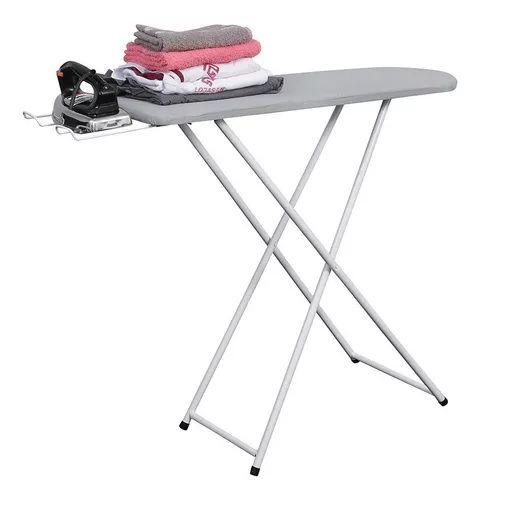 Mesa Tábua De Passar Roupa Reforçada Dobrável Branca Menor preço em Mesa Tábua De Passar Roupa Reforçada Dobrável Branca