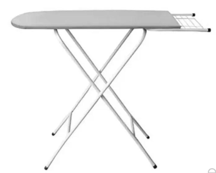 Mesa/Tábua Passar Roupa 4 Níveis de Altura c/ Suporte p/ Ferro - KKUtil Menor preço em Mesa/Tábua Passar Roupa 4 Níveis de Altura c/ Suporte p/ Ferro - KKUtil