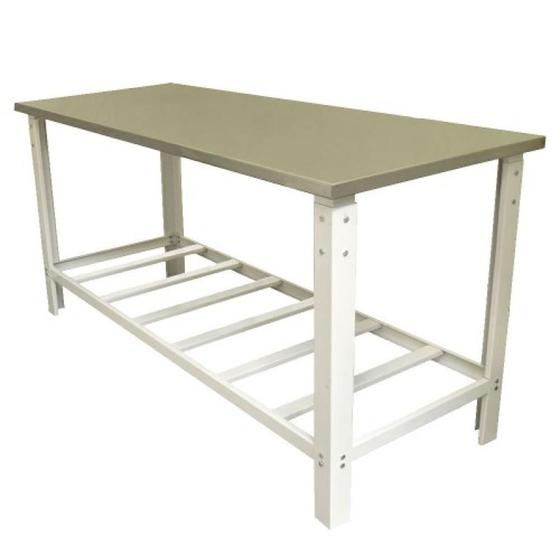 Mesa Tampo Inox 1,80 X 0,70 Cm Com Grade Inferior Menor preço em Mesa Tampo Inox 1,80 X 0,70 Cm Com Grade Inferior