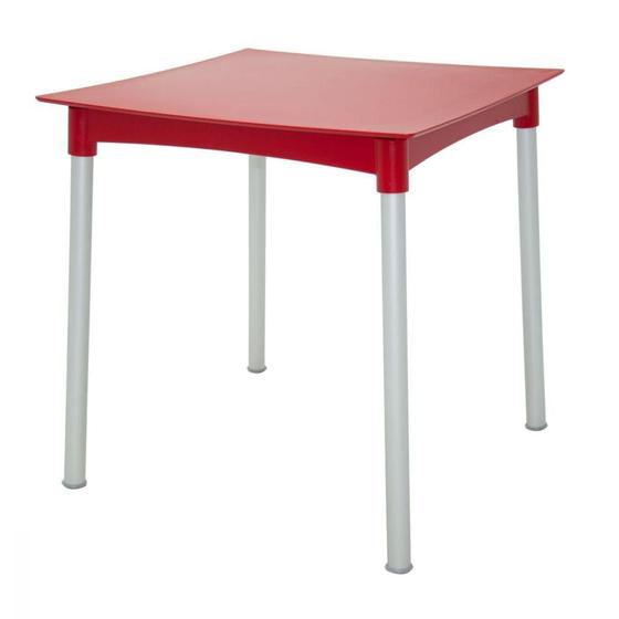 Imagem de Mesa Tramontina Diana 70x70cm Polipropileno Vermelho