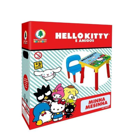 Imagem de Mesinha com Cadeira Infantil: Hello Kitty e Amigos - Monte Libano