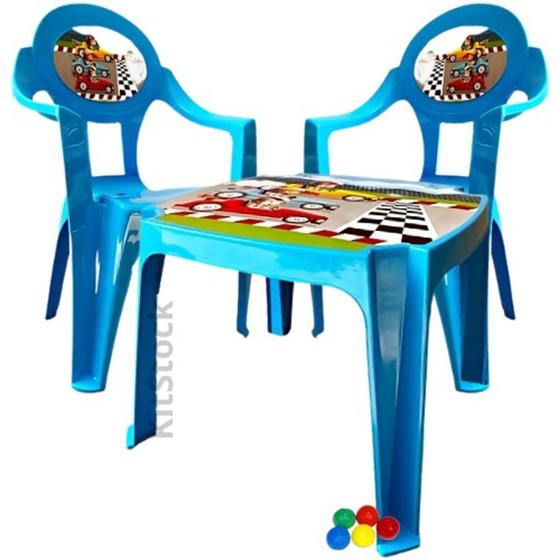 Imagem de Mesinha Mesa Infantil Com 2 Cadeiras Para Menina Ou Menino