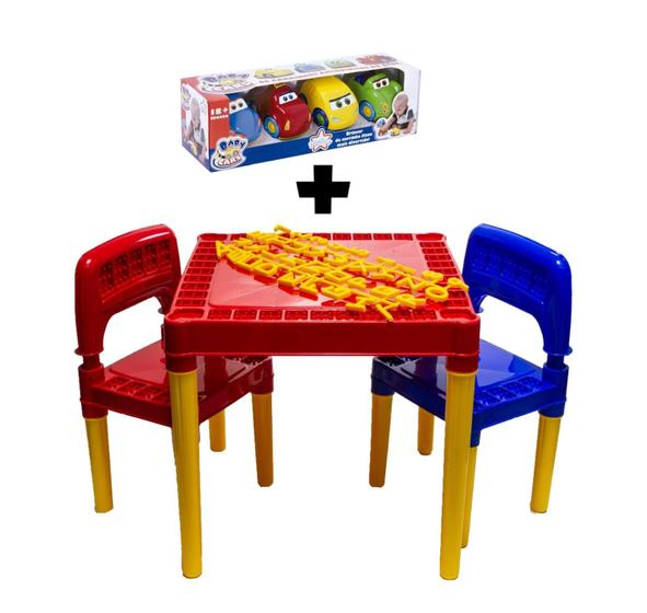 Imagem de Mesinha Para Comer Brincar E Aprender Mais Baby Cars