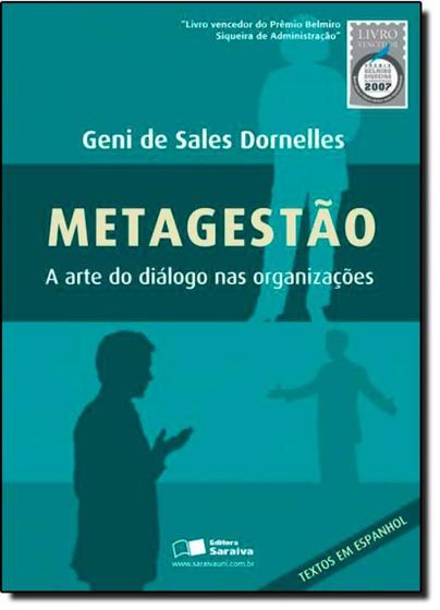 Imagem de Metagestao arte do dialogo - SARAIVA (GERAL) - GRUPO SOMOS SETS