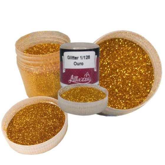 Imagem de Metal Flake Glitter Flocado Encapsulado Unhas Hexagonal 28 Gramas - Altezza - Escolha a Cor