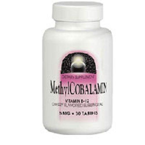 Imagem de Metilcobalamina cereja 60 comprimidos da Source Naturals (pacote com 2)