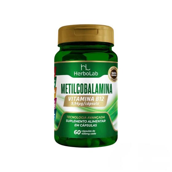 Imagem de Metilcobalamina (Vitamina B12) 60 Caps - Herbolab A