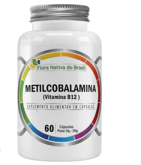 Imagem de Metilcobalamina Vitamina B12 60 Capsulas