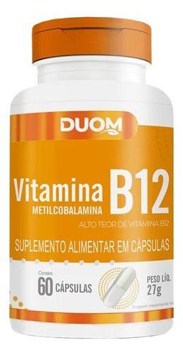 Imagem de Metilcobalamina Vitamina B12 Duom 60 Cápsula 450 Mg